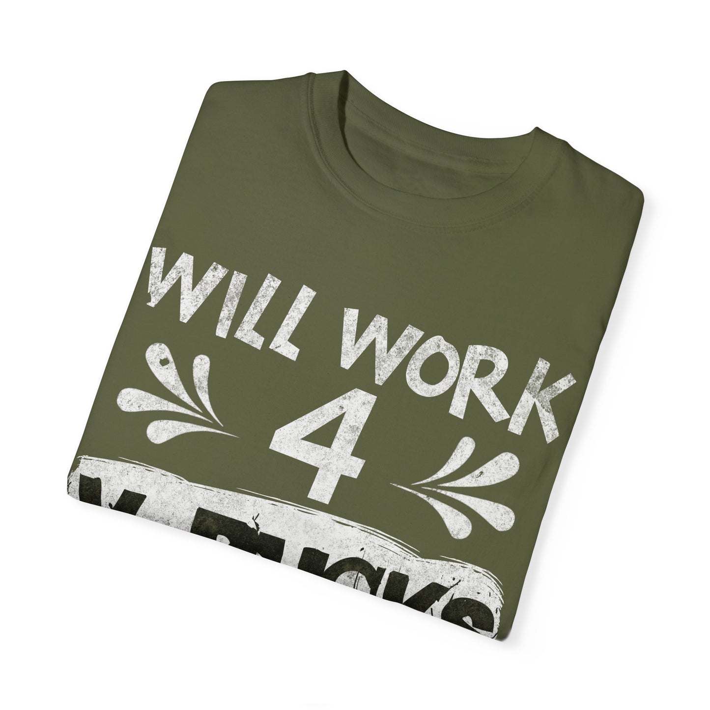 Will Work for V-Bucks Funny Gamer T-shirt
