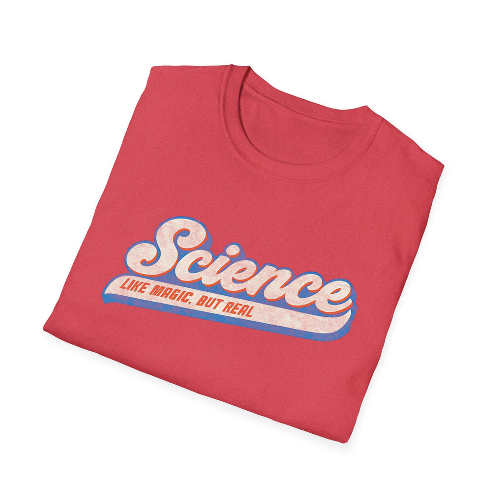 Funny Retro Science Like Magic but Real Vintage Science T-Shirt