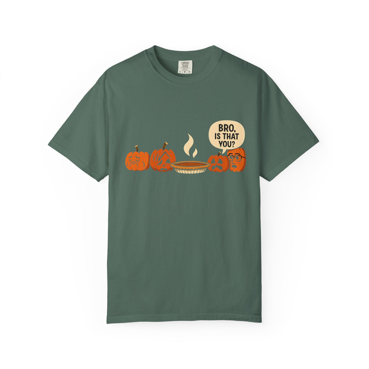 Funny pumpkin pie shirt, retro fall humor tee, sarcastic autumn gift, cute thanksgiving graphic top | Comfort Colors® T-Shirt