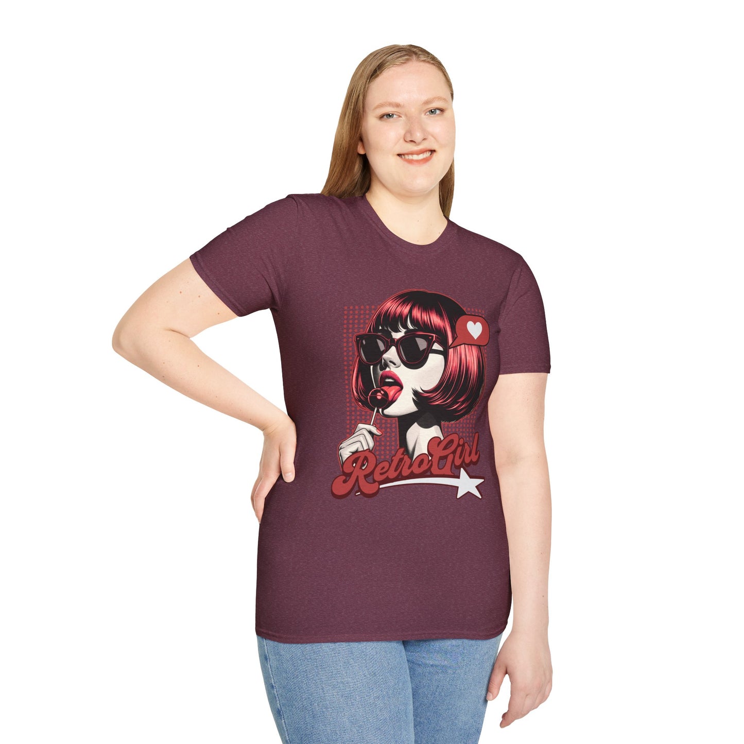Good vibes Vintage 80s Old School Retro Girl T-Shirt
