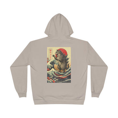 Kaiju Japan Streewear Catzilla Anime Godzilla Cat Hoodie