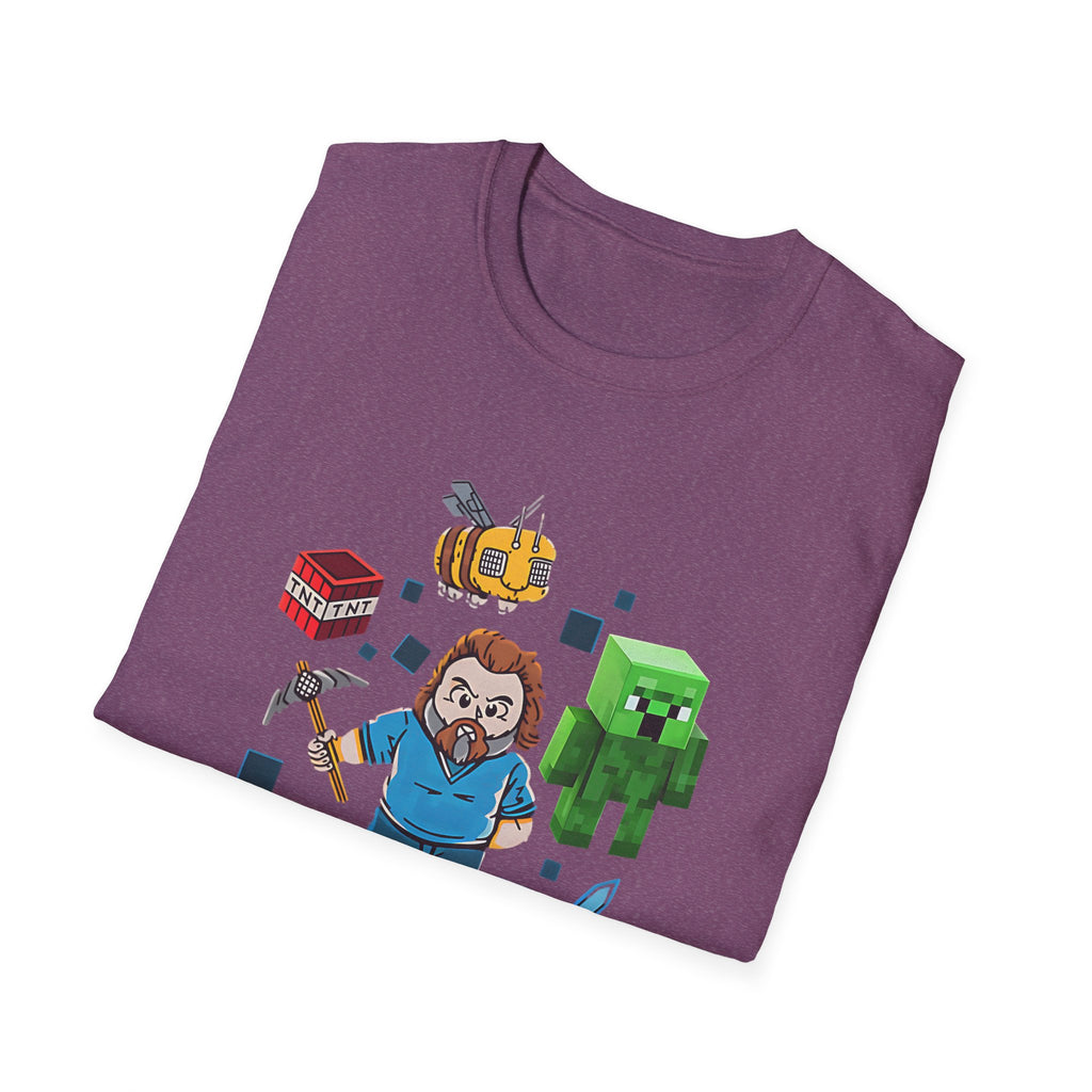 Pop Culture Mining & Crafting Funny Gaming T-Shirt