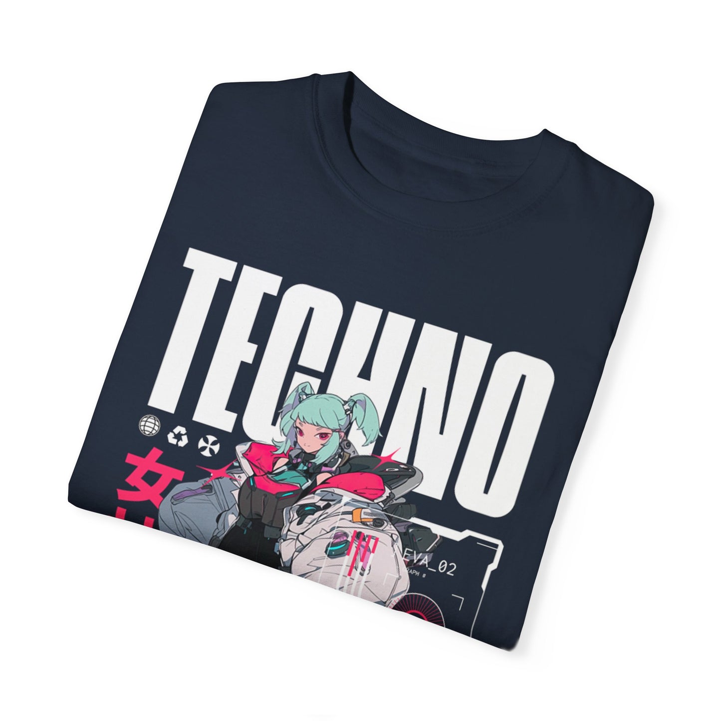 Techno Anime Girl T-shirt