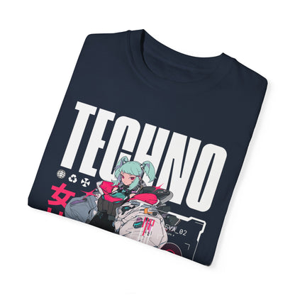 Techno Anime Girl T-shirt