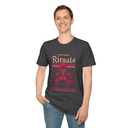 Vintage Gaming Rituals Retro Old School Gamer T-Shirt