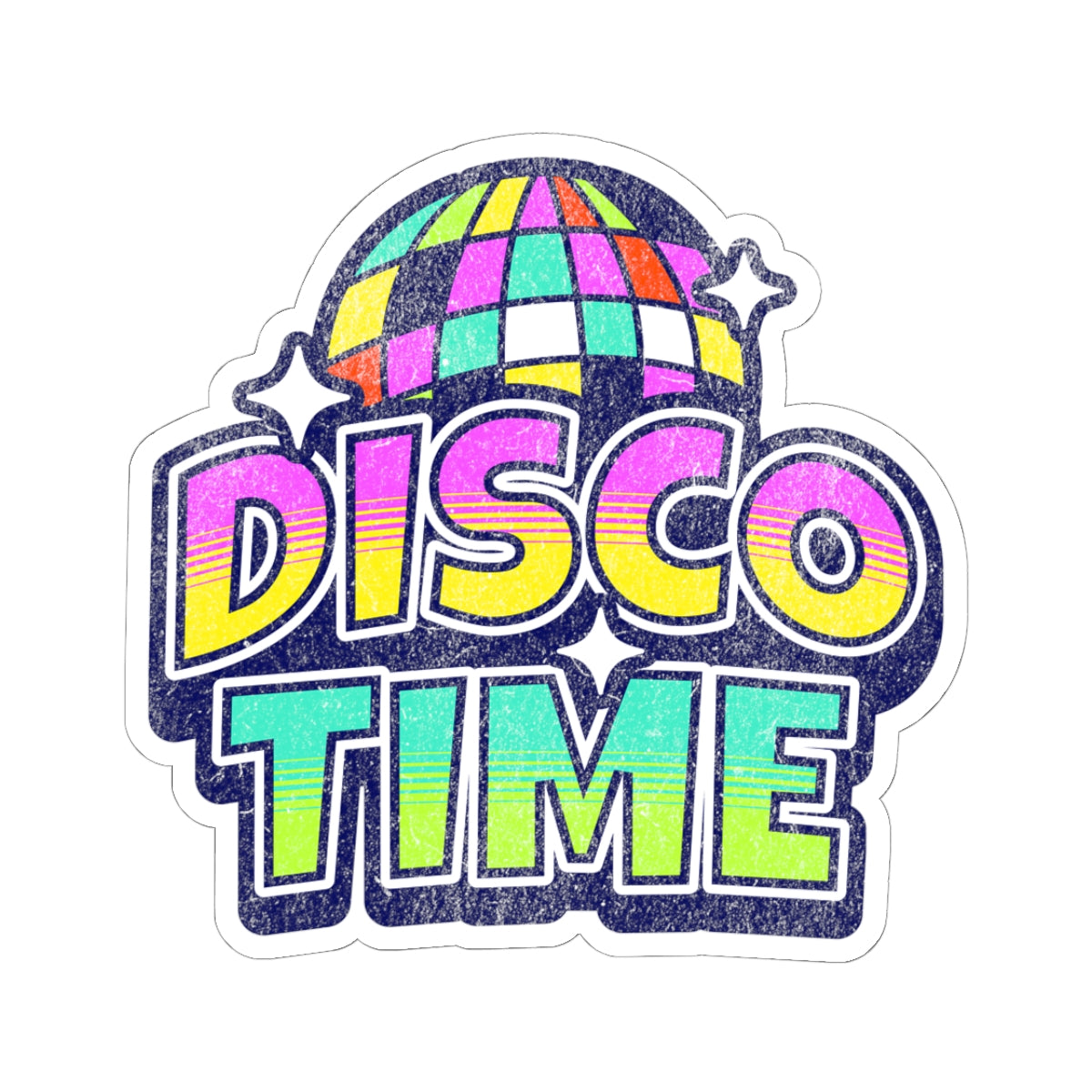Disco Time Kiss-Cut Stickers