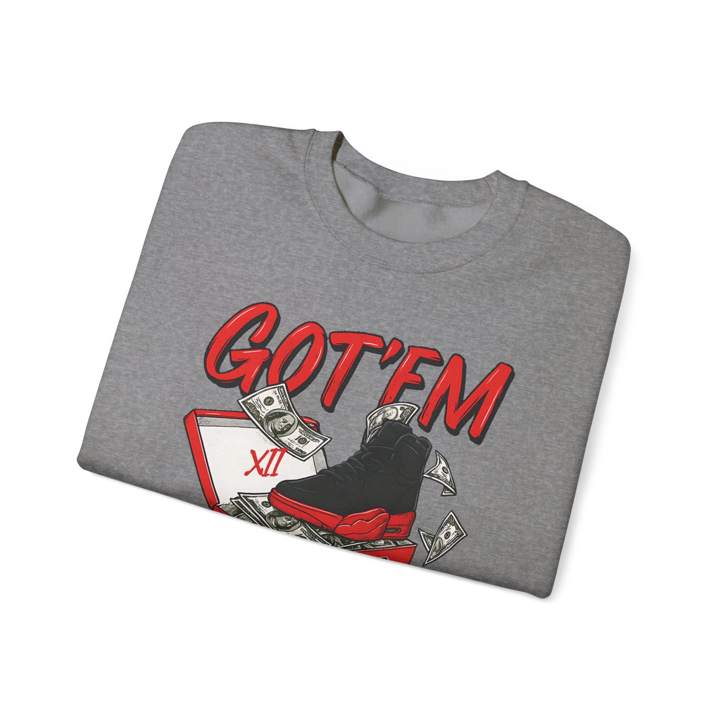 Streetwear Sneakerhead Match Jordan 12 Retro Flu Game Sweatshirt