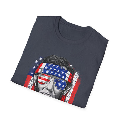 US Abe President Lincoln Merica 4th of July T-Shirt
