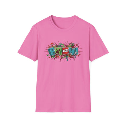 Funny Mining Gamer Pixel Boom Gaming Miner T-Shirt