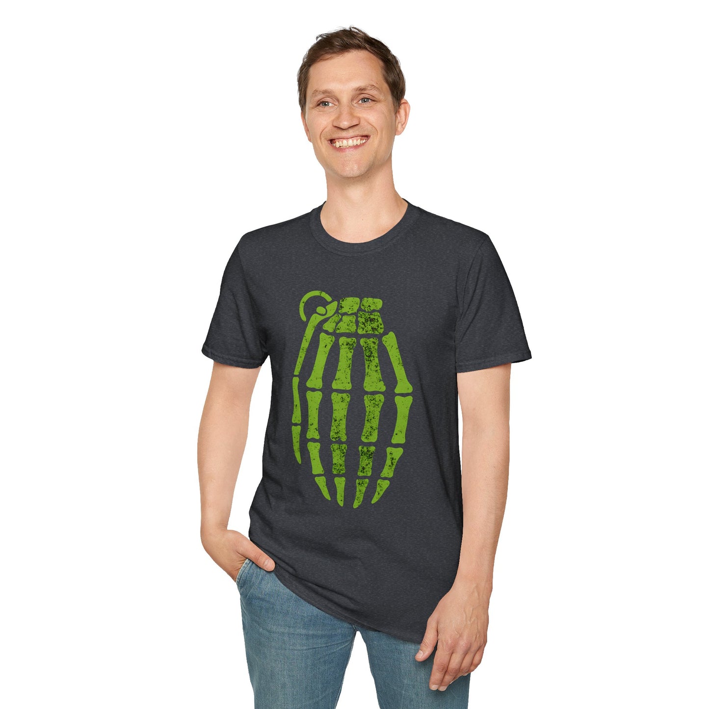 Pop Culture Radioactive Grenade Pinkman Skeleton T-Shirt