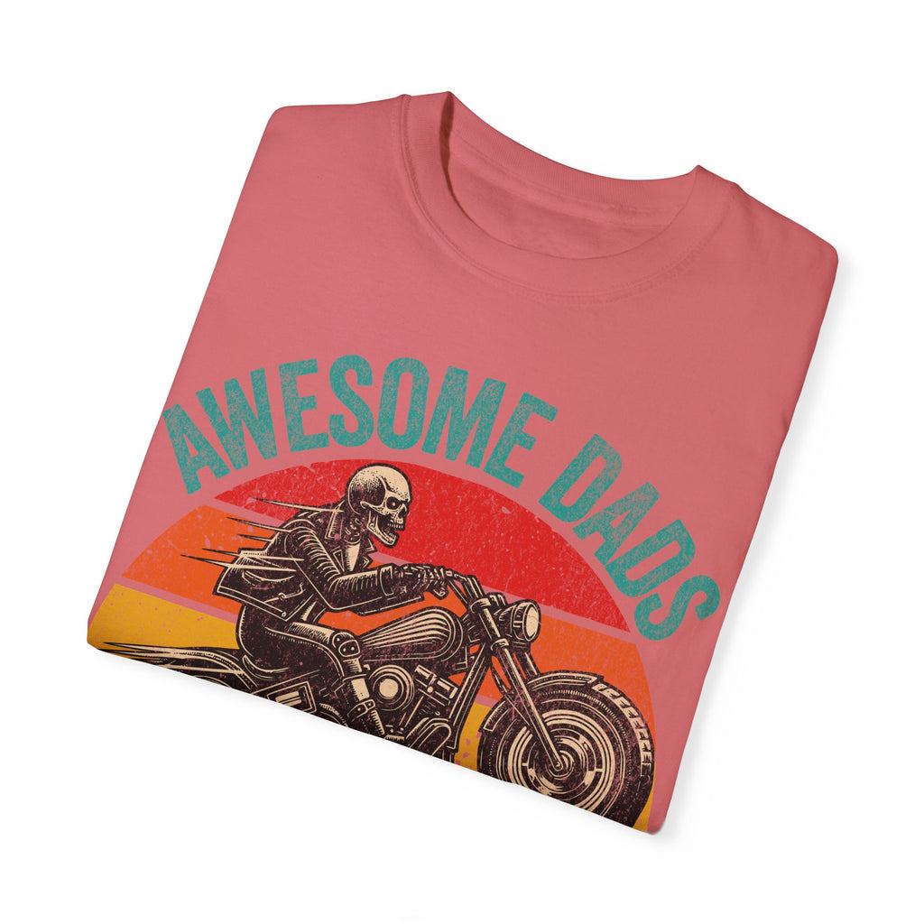 Awesome Dads Have Tattoos and Bikes – Father’s Day Biker T-shirt