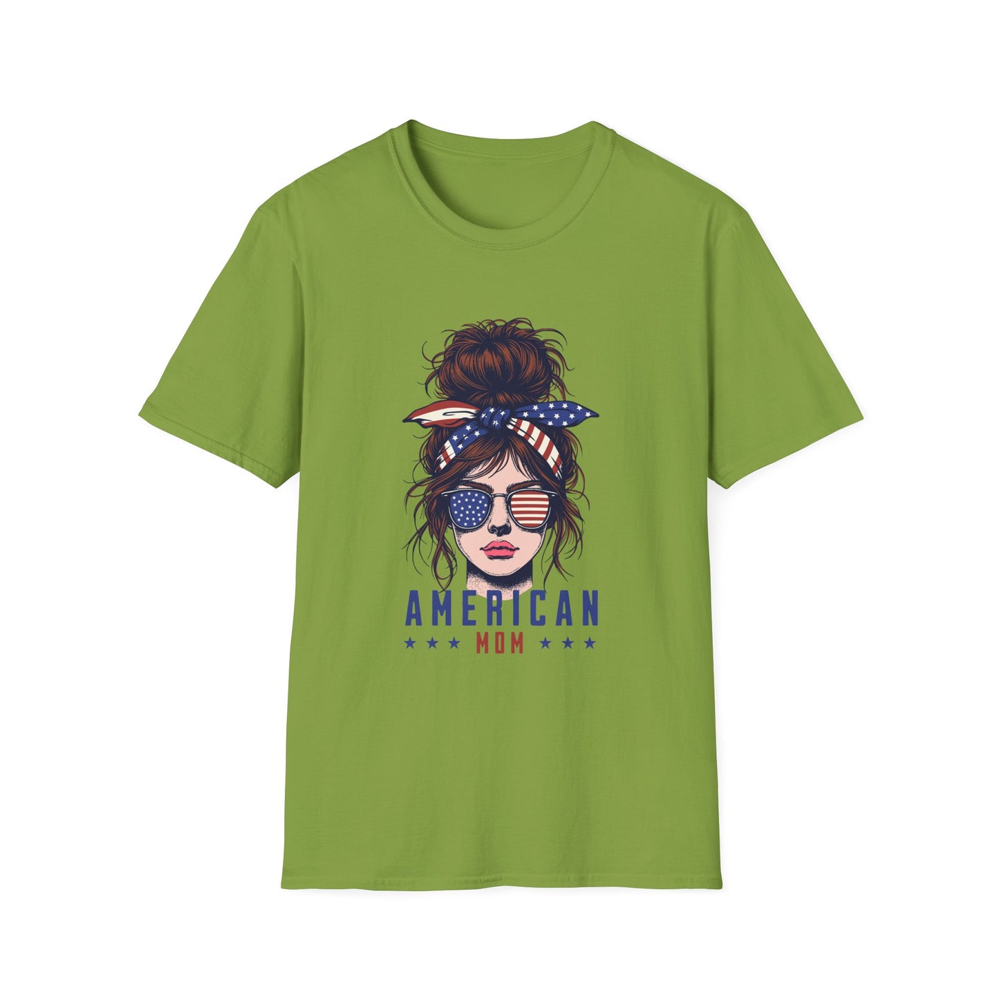 4th of July Gifts for Mothers American Mom T-shirt