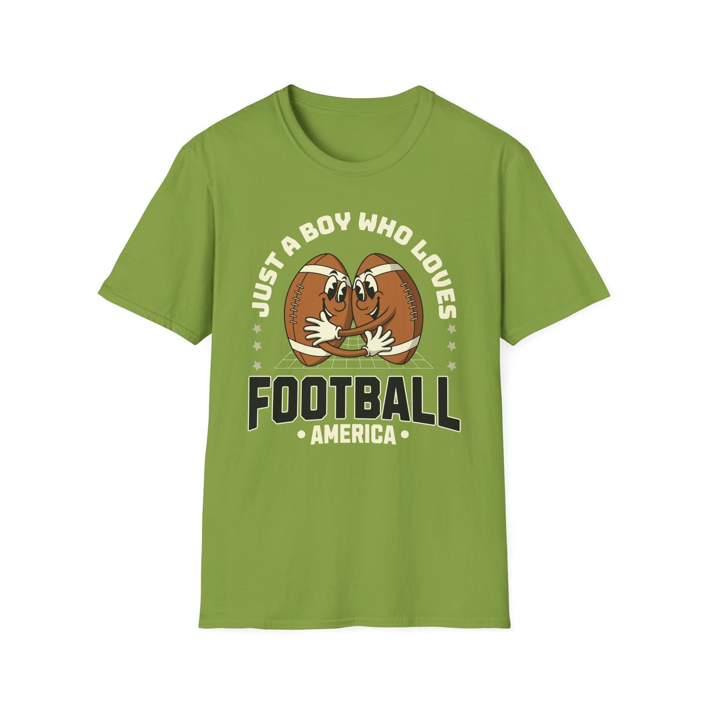 Just a Boy Who Loves Football Game Day T-Shirt
