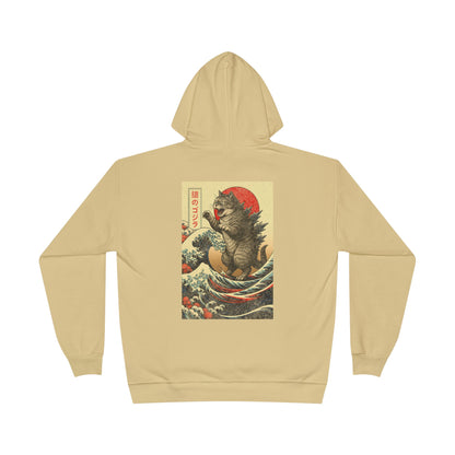 Kaiju Japan Streewear Catzilla Anime Godzilla Cat Hoodie