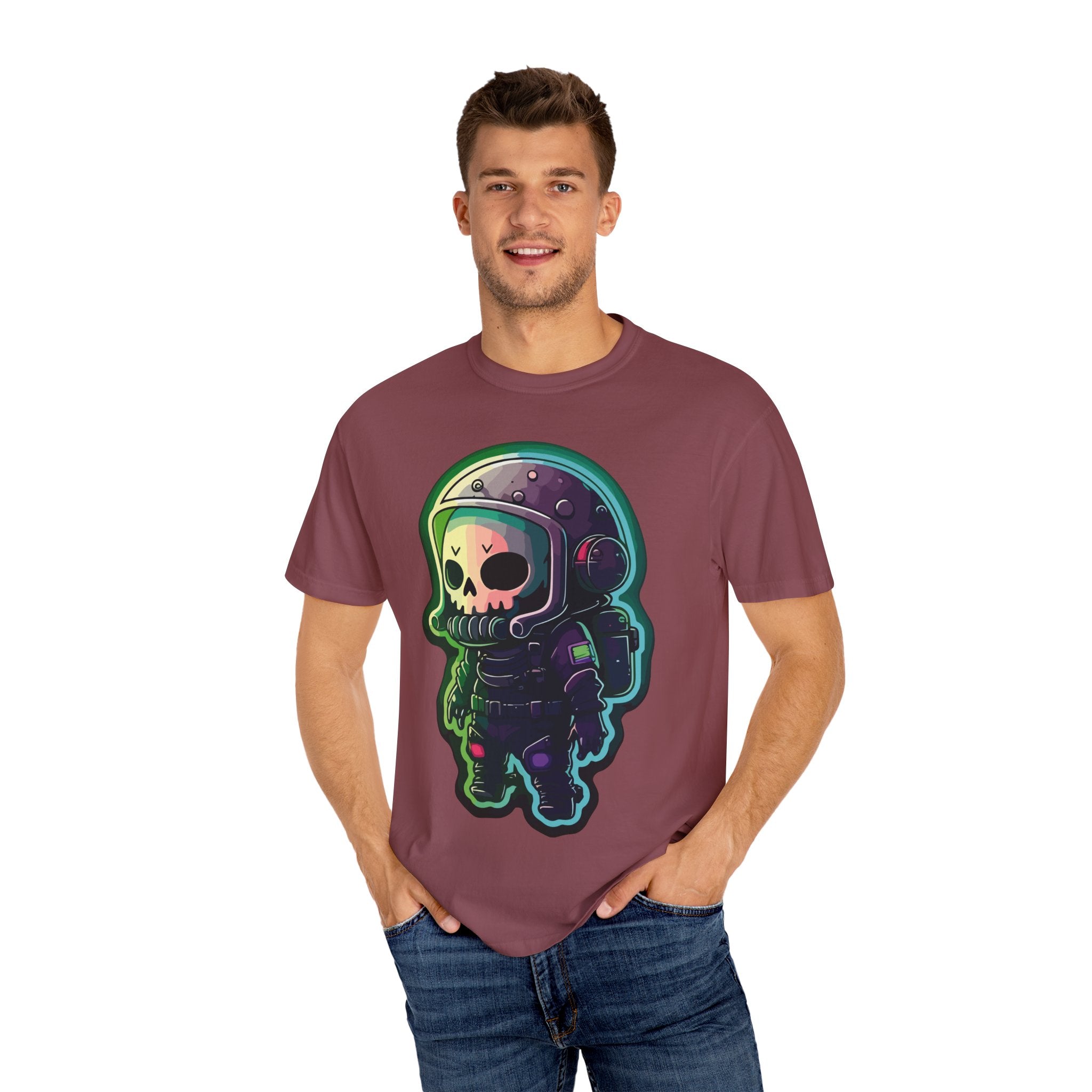 Funny Grim Reaper Astronaut Streetwear T-shirt