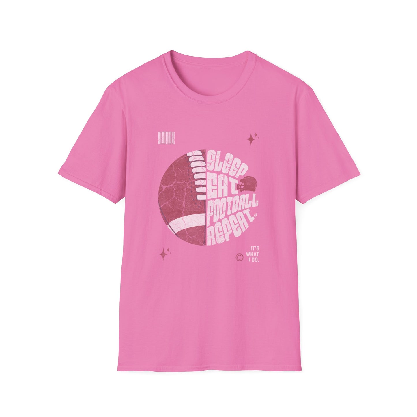 Eat Sleep Football Repeat Football Game Day T-Shirt