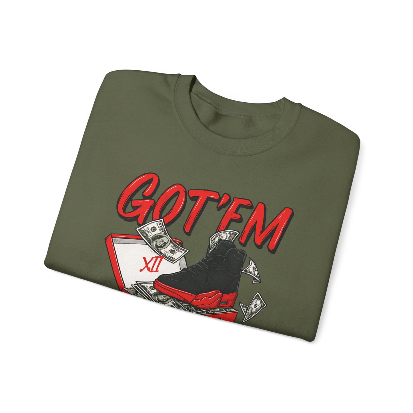 Streetwear Sneakerhead Match Jordan 12 Retro Flu Game Sweatshirt