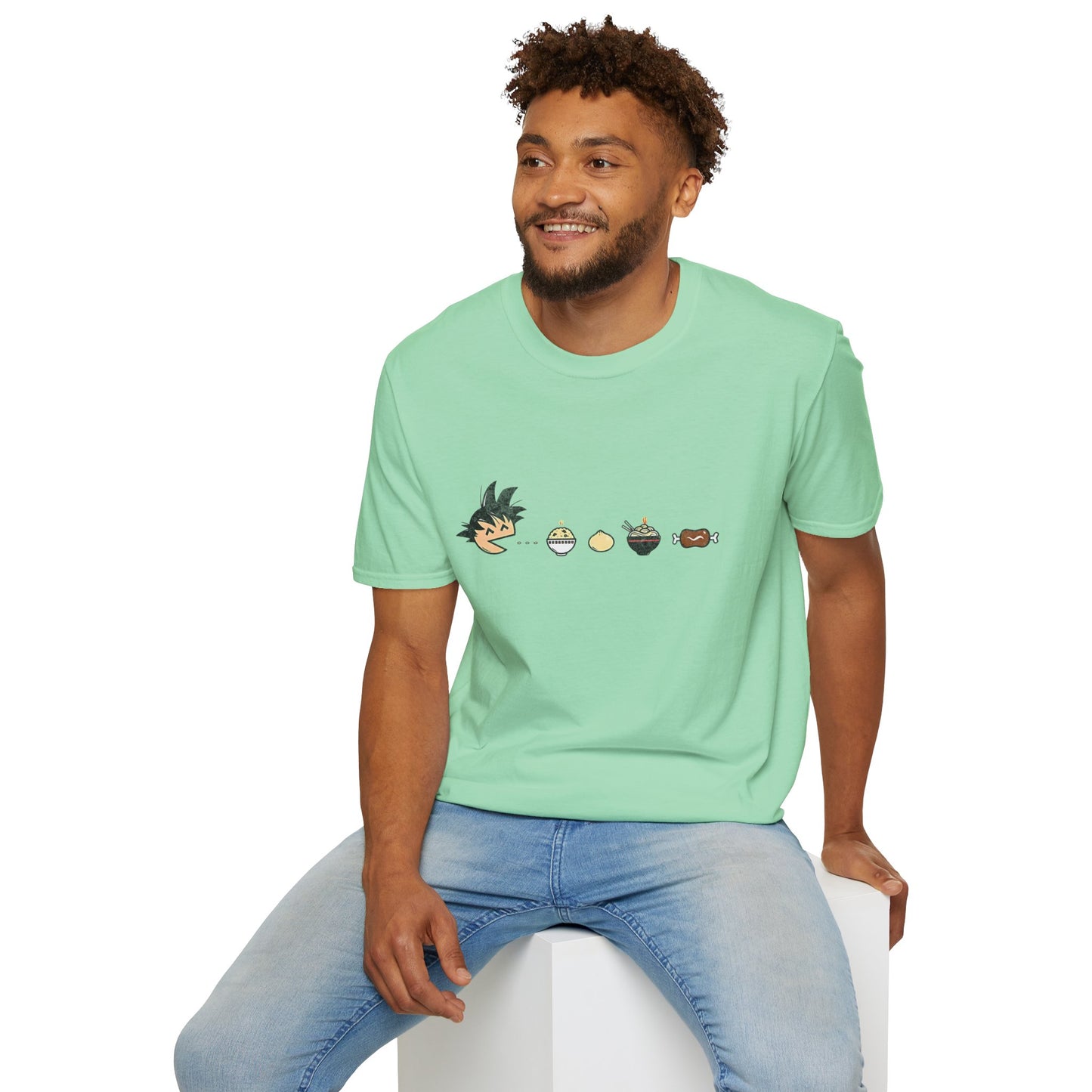 Funny Anime Japanese Food Mugbang T-Shirt