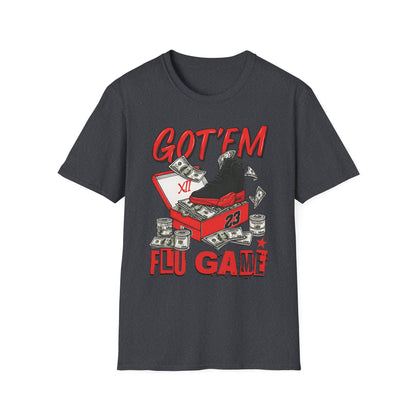 Streetwear Match Jordan 12 Retro Flu Game - XII Graffiti Sneakerhead T-Shirt