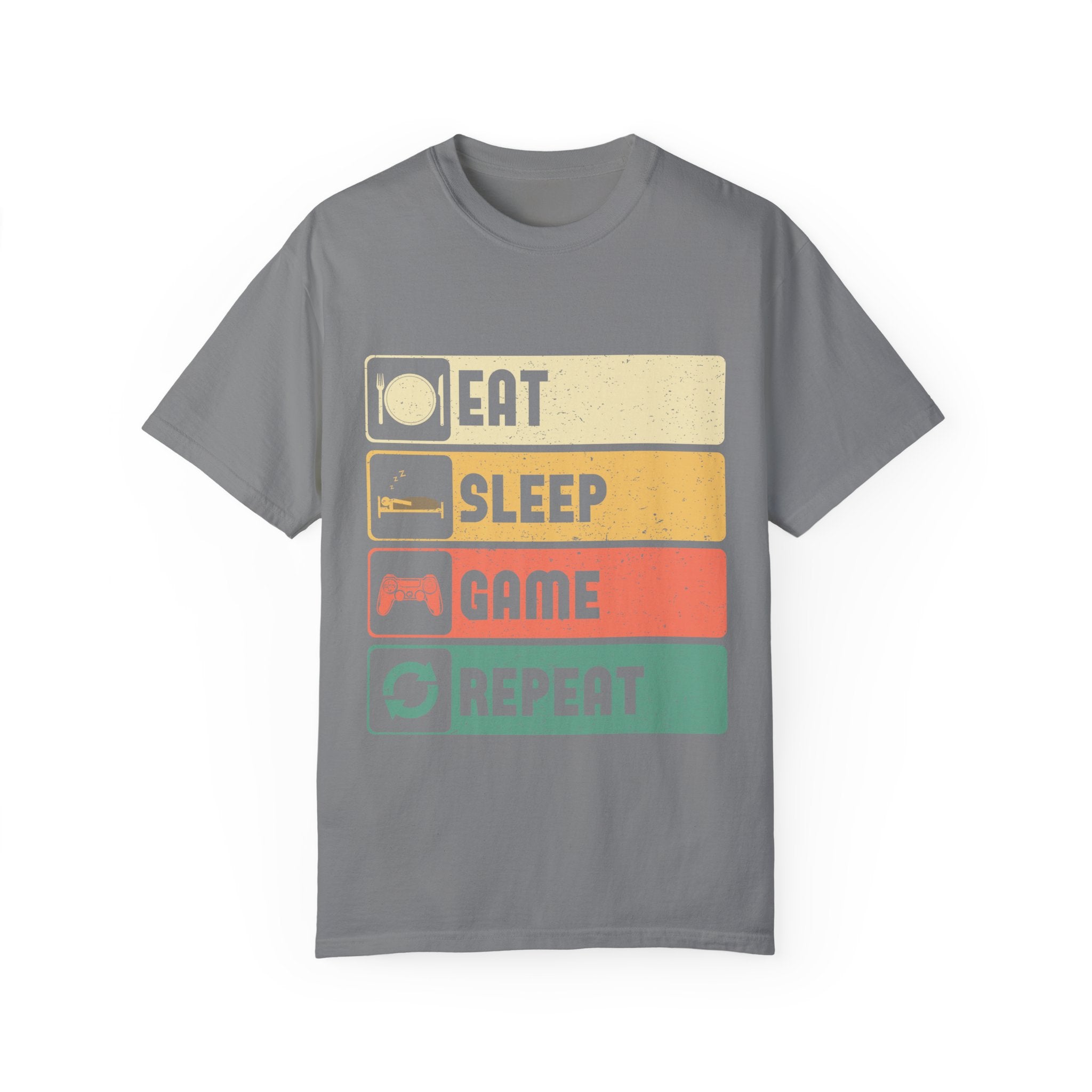 Eat Sleep Game Repeat Gamer T-Shirt