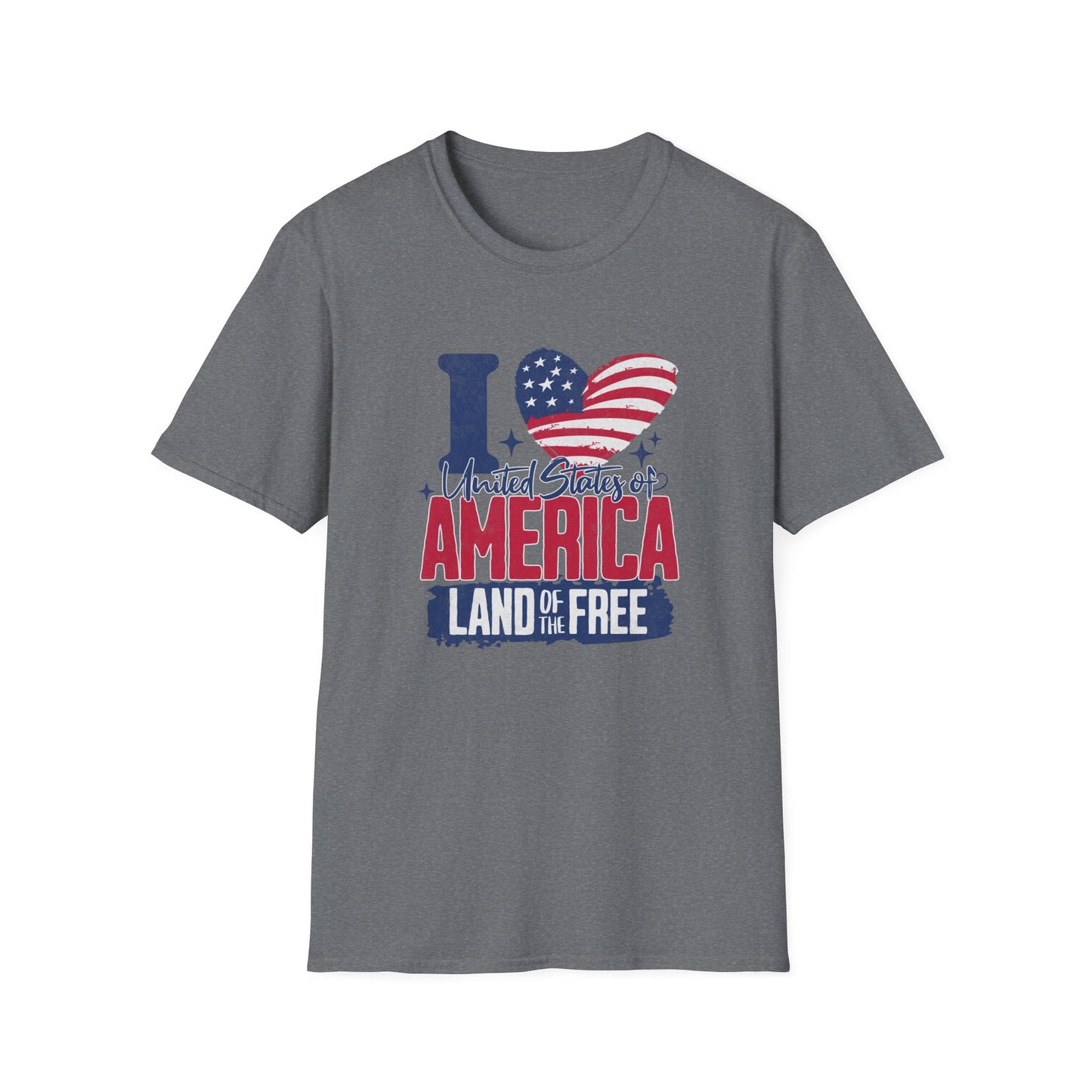 I Love United States of America 4th of July T-Shirt