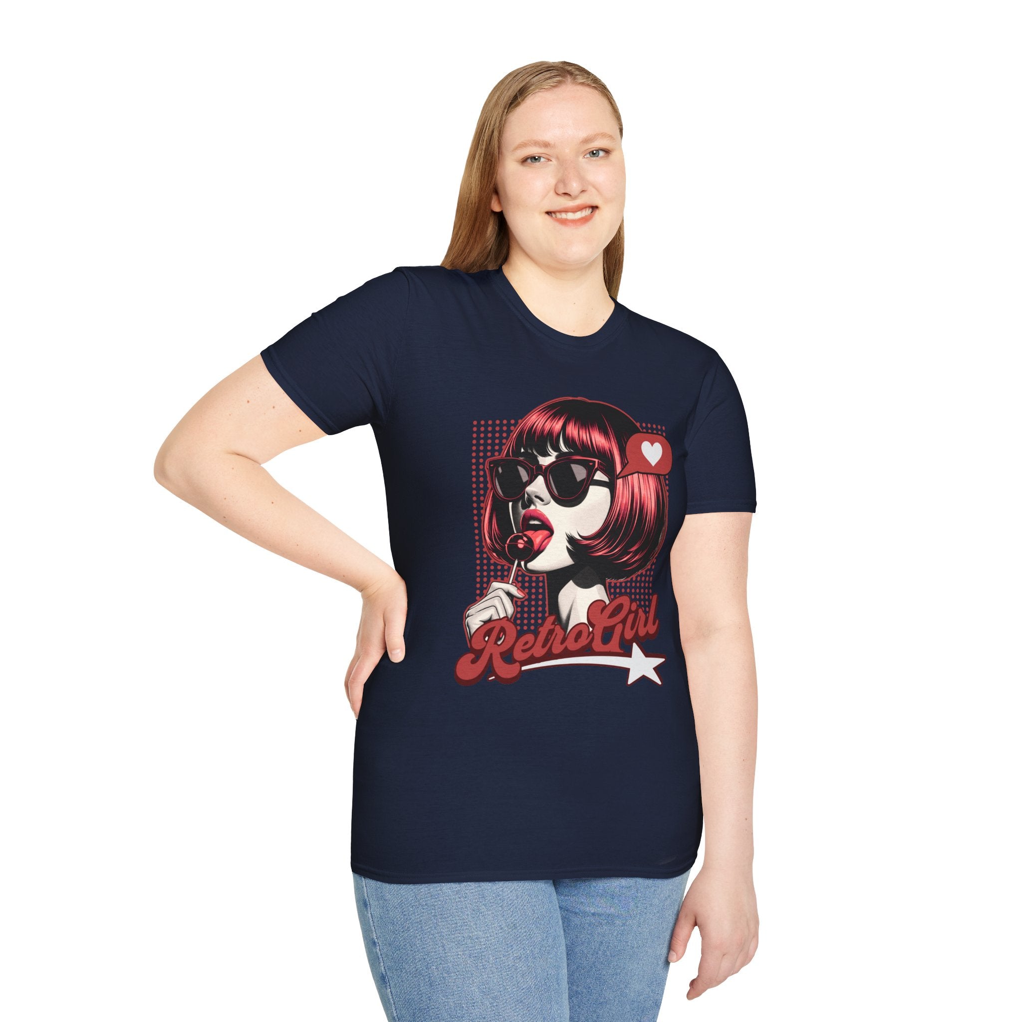 Good vibes Vintage 80s Old School Retro Girl T-Shirt