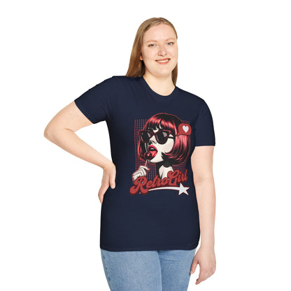 Good vibes Vintage 80s Old School Retro Girl T-Shirt
