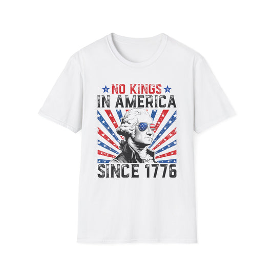 4th of July America Democracy No Kings Since 1776 T-Shirt