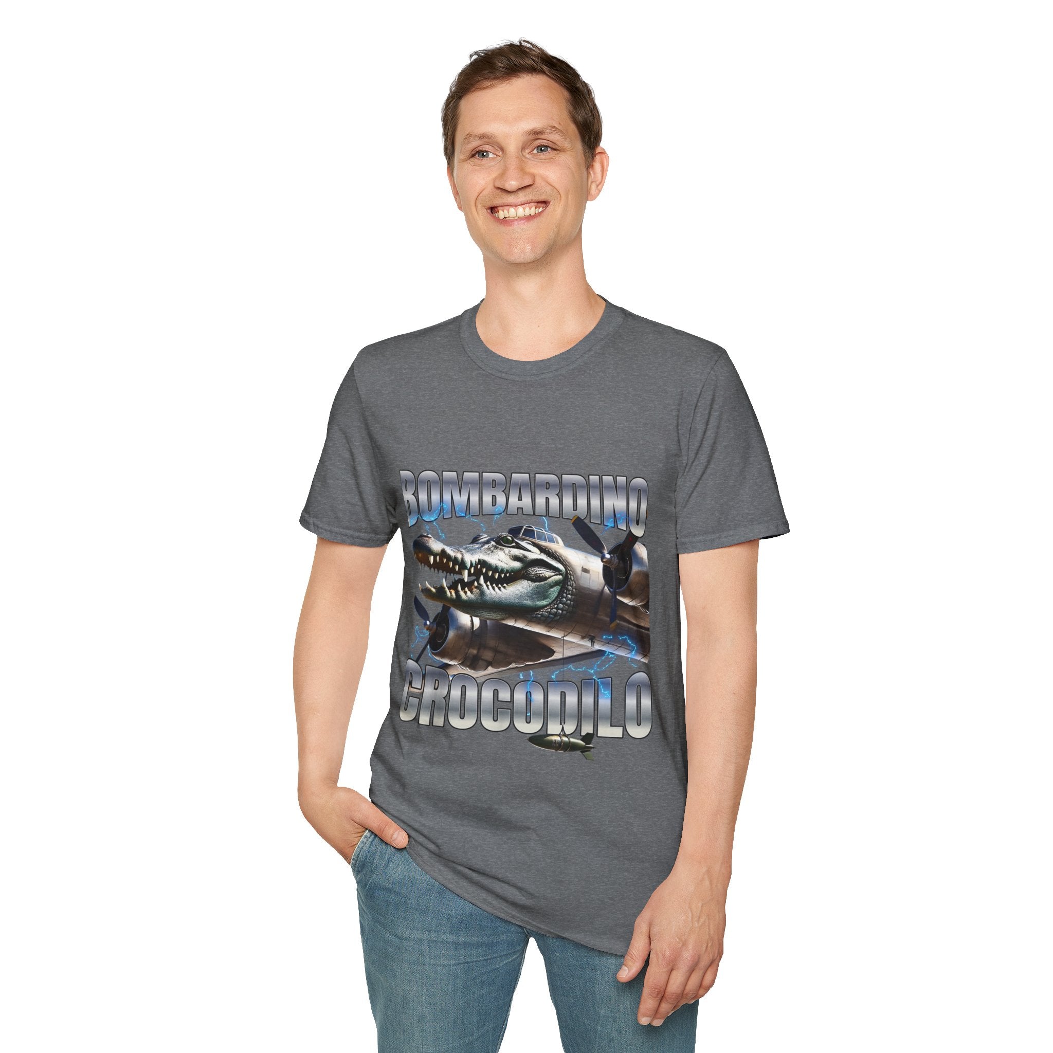 Funny Meme Bombardino Crocodilo T-shirt