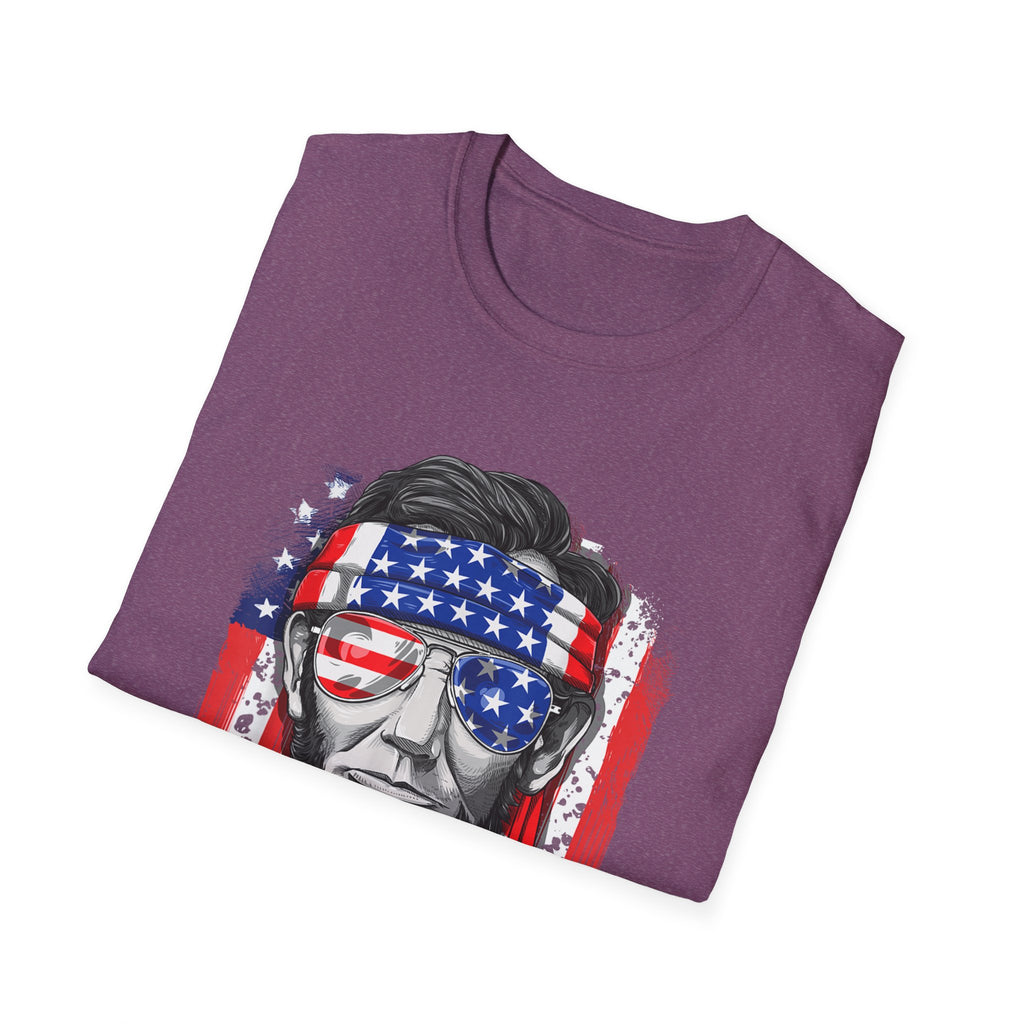 US Abe President Lincoln Merica 4th of July T-Shirt