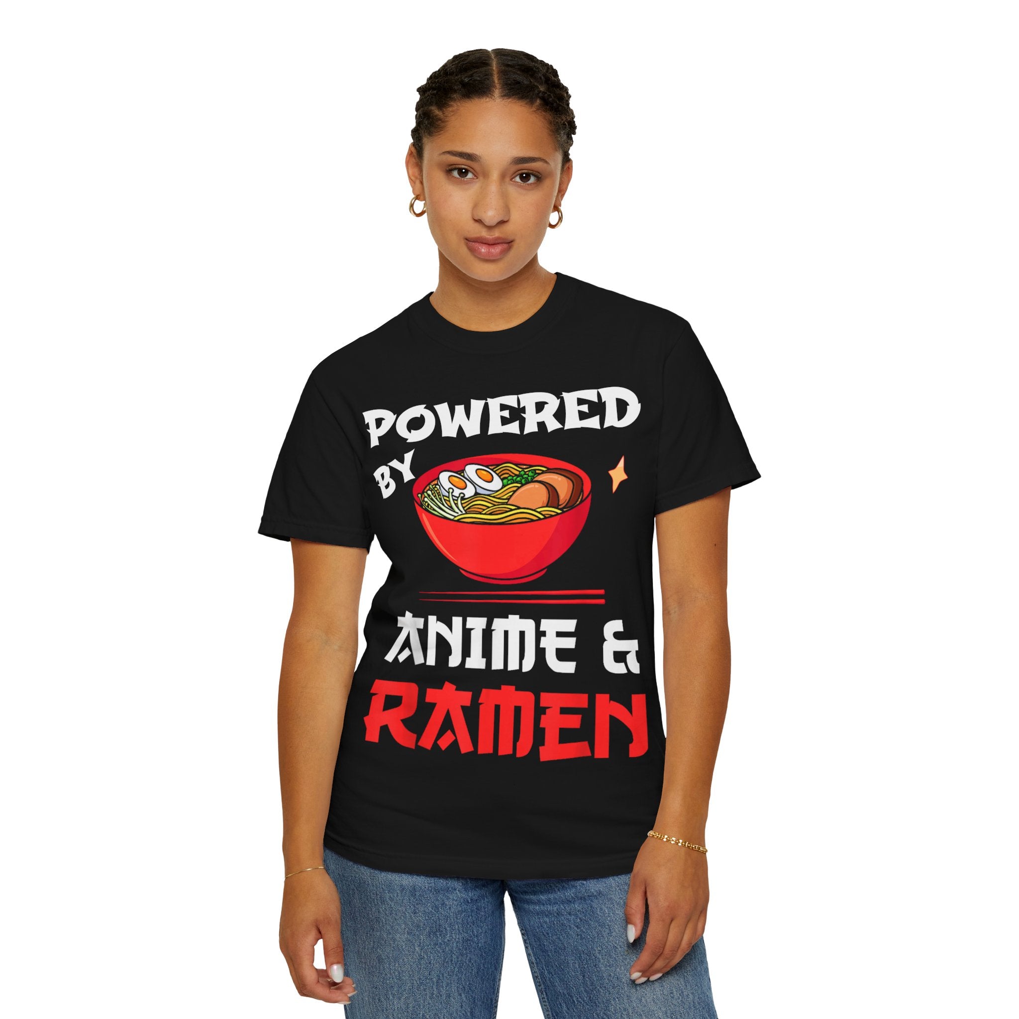 Powered by Anime & Ramen Anime T-shirt