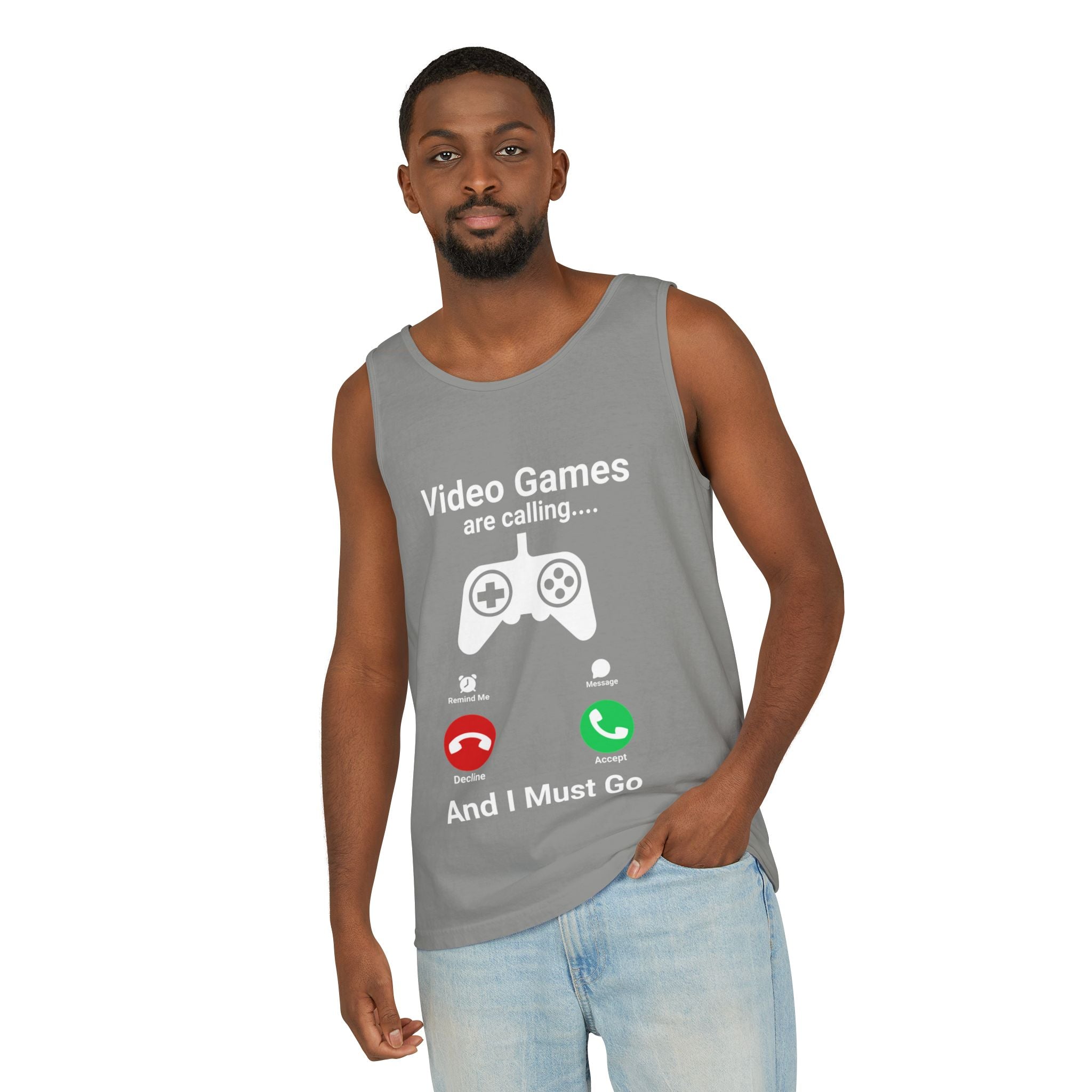 Video Games Are Calling and I Must Go – Funny Gamer Tank Top