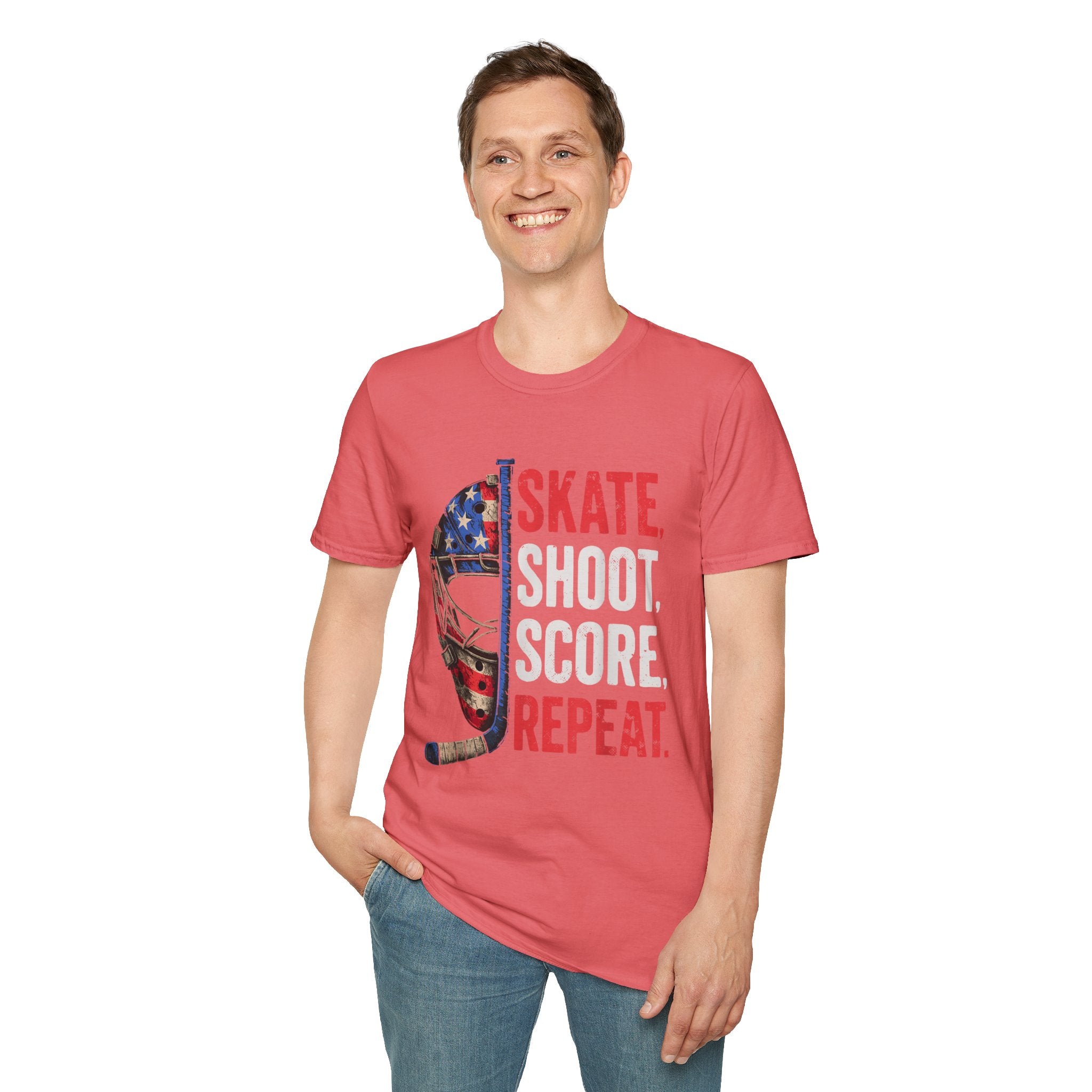 USA Hockey Skate Shoot Score Hockey T-Shirt