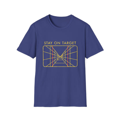 Funny Pop Culture Stay on Target Arcade Retro 80s T-shirt