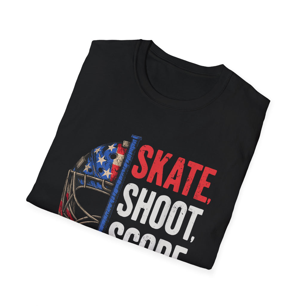 USA Hockey Skate Shoot Score Hockey T-Shirt