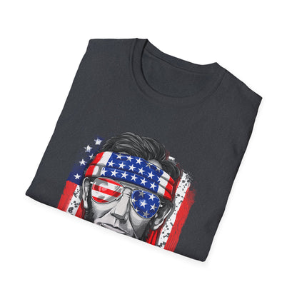 US Abe President Lincoln Merica 4th of July T-Shirt