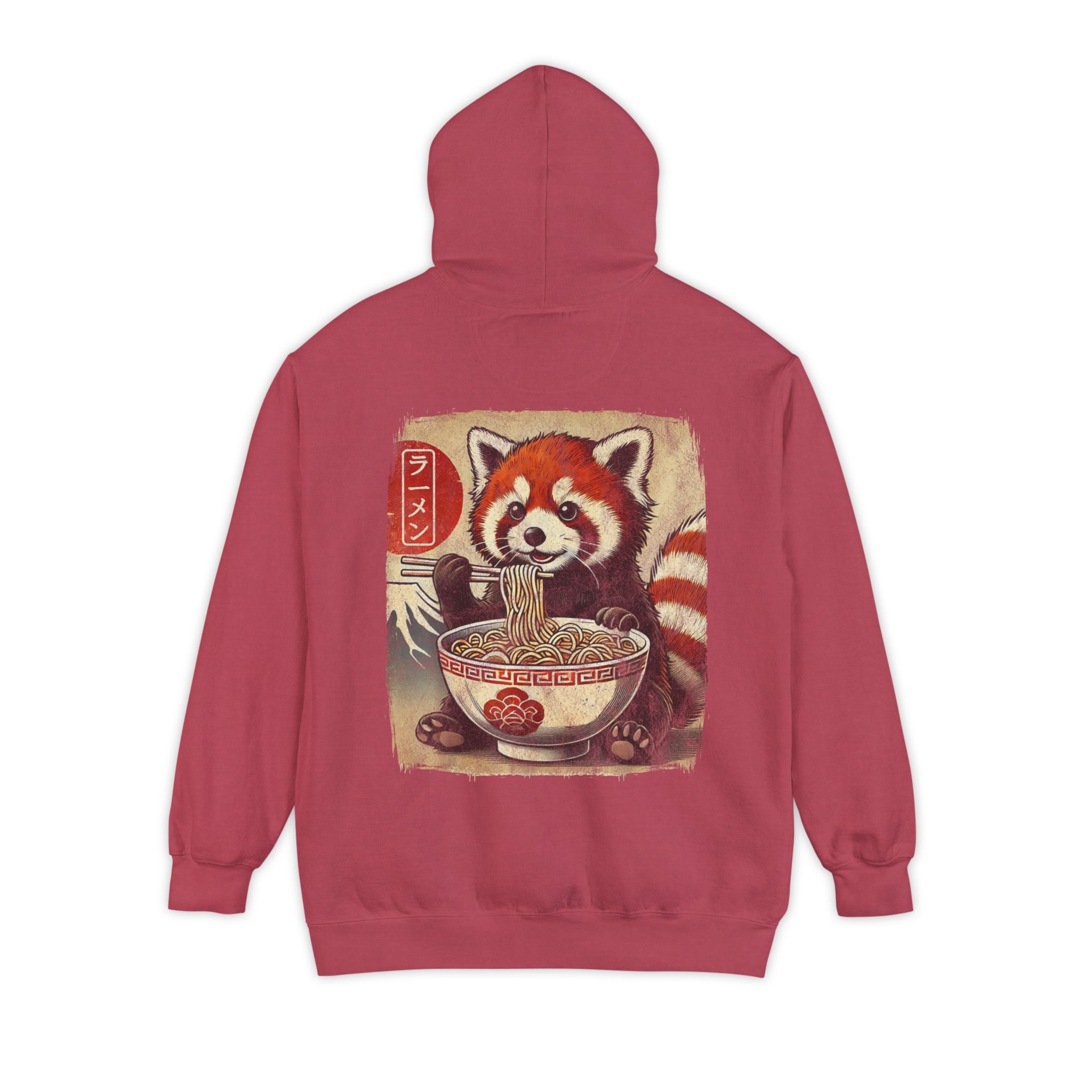 Japanese Anime Red Panda Ramen Hoodie