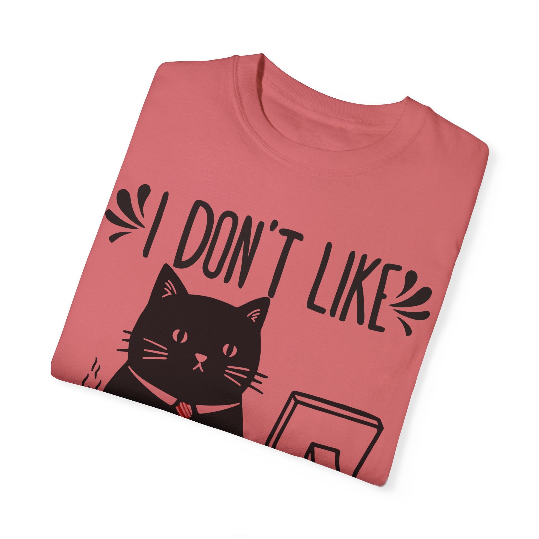I Don’t Like Morning People... Or Mornings... Or People Funny Cat T-shirt