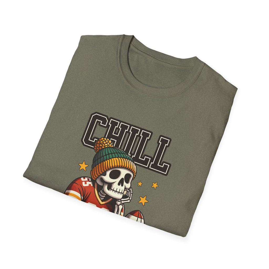 Coffee, Chill & Game Day Football Season T-Shirt