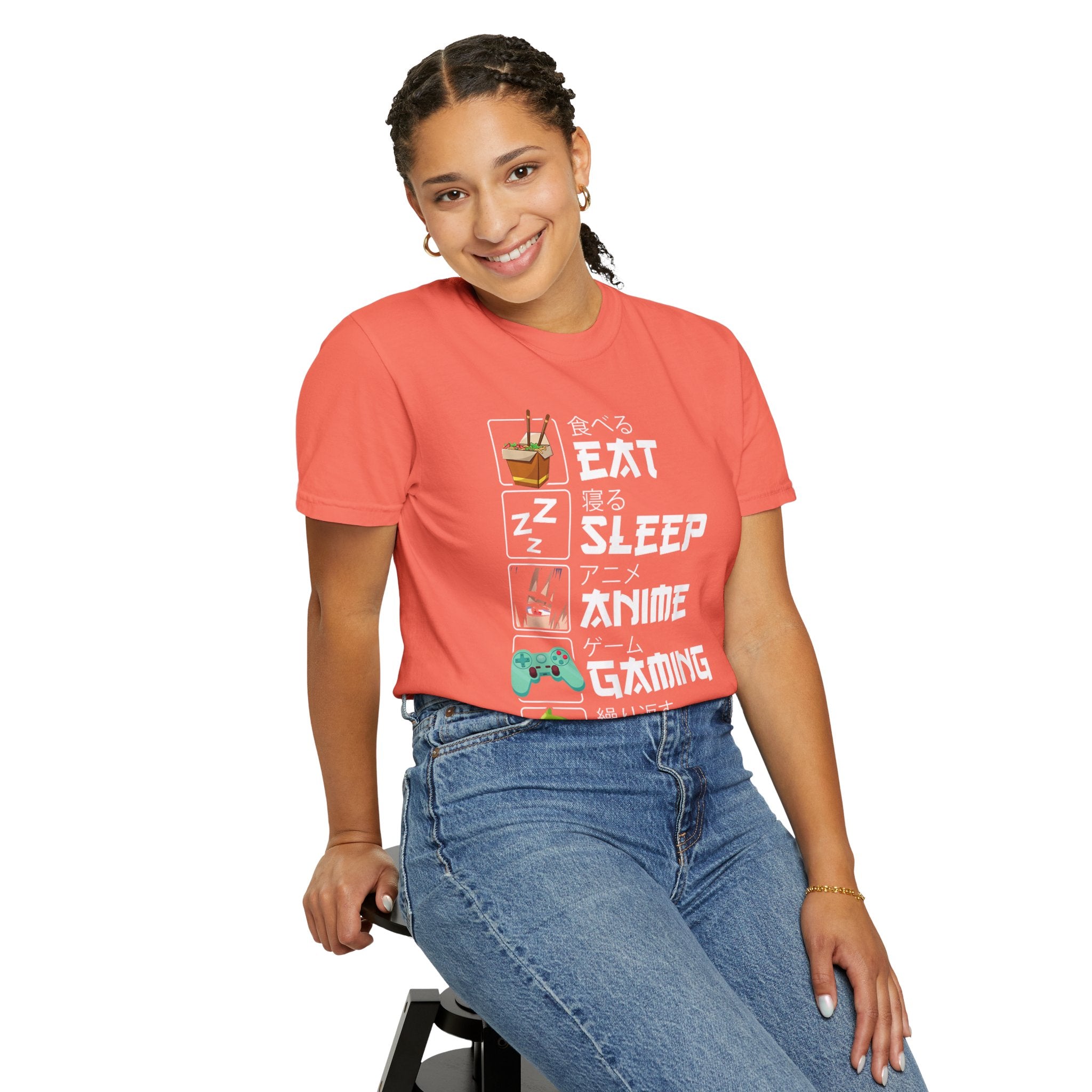 Eat Sleep Anime Gaming Repeat Anime Gaming T-shirt