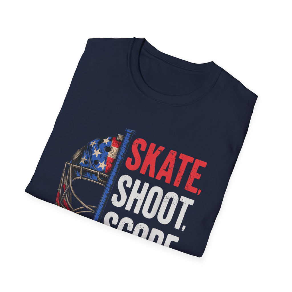 USA Hockey Skate Shoot Score Hockey T-Shirt
