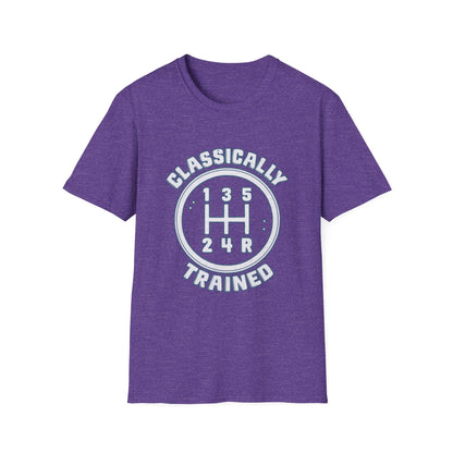 Classically Trained Stick Shift Hot Rod Gearhead Vintage Car T-Shirt