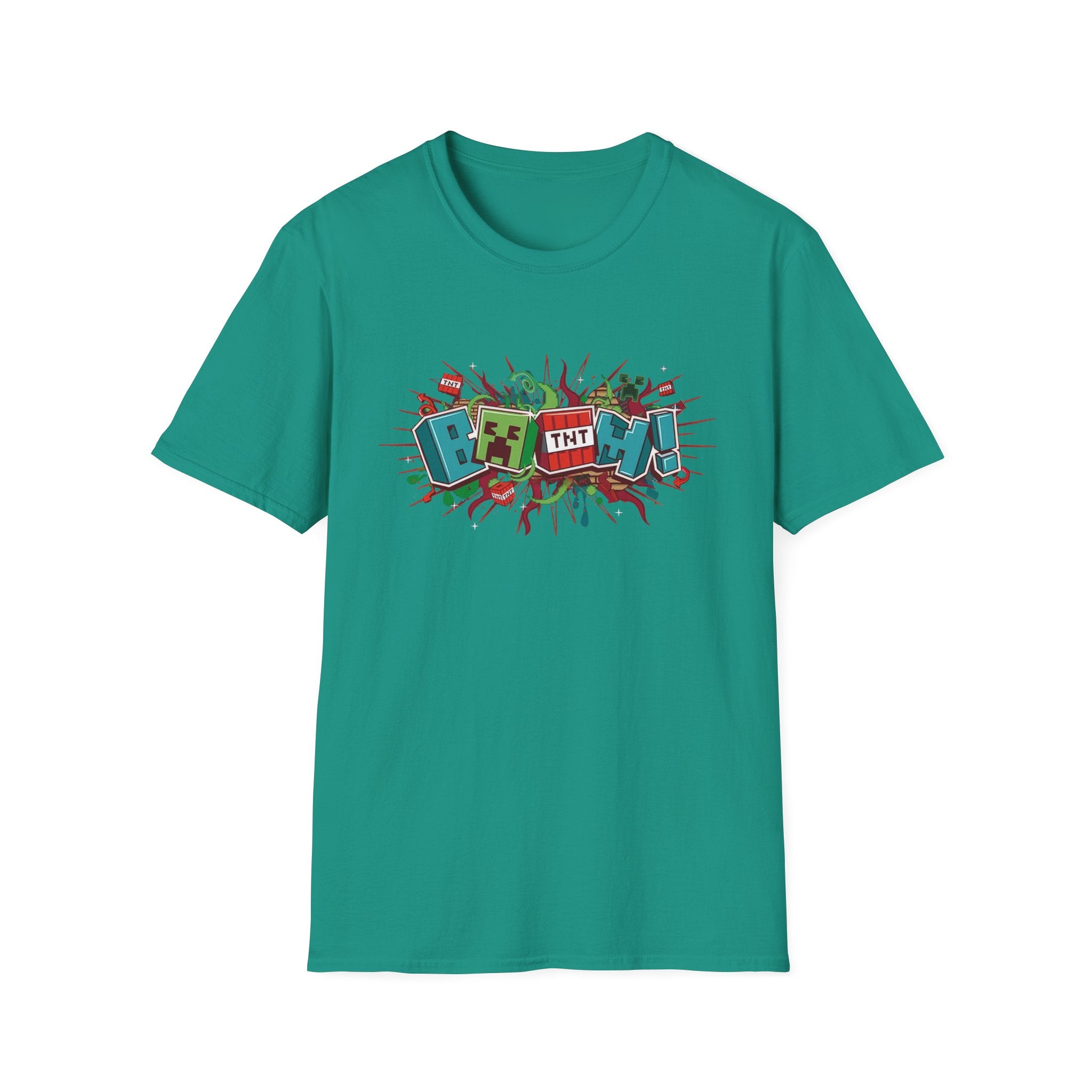 Funny Mining Gamer Pixel Boom Gaming Miner T-Shirt