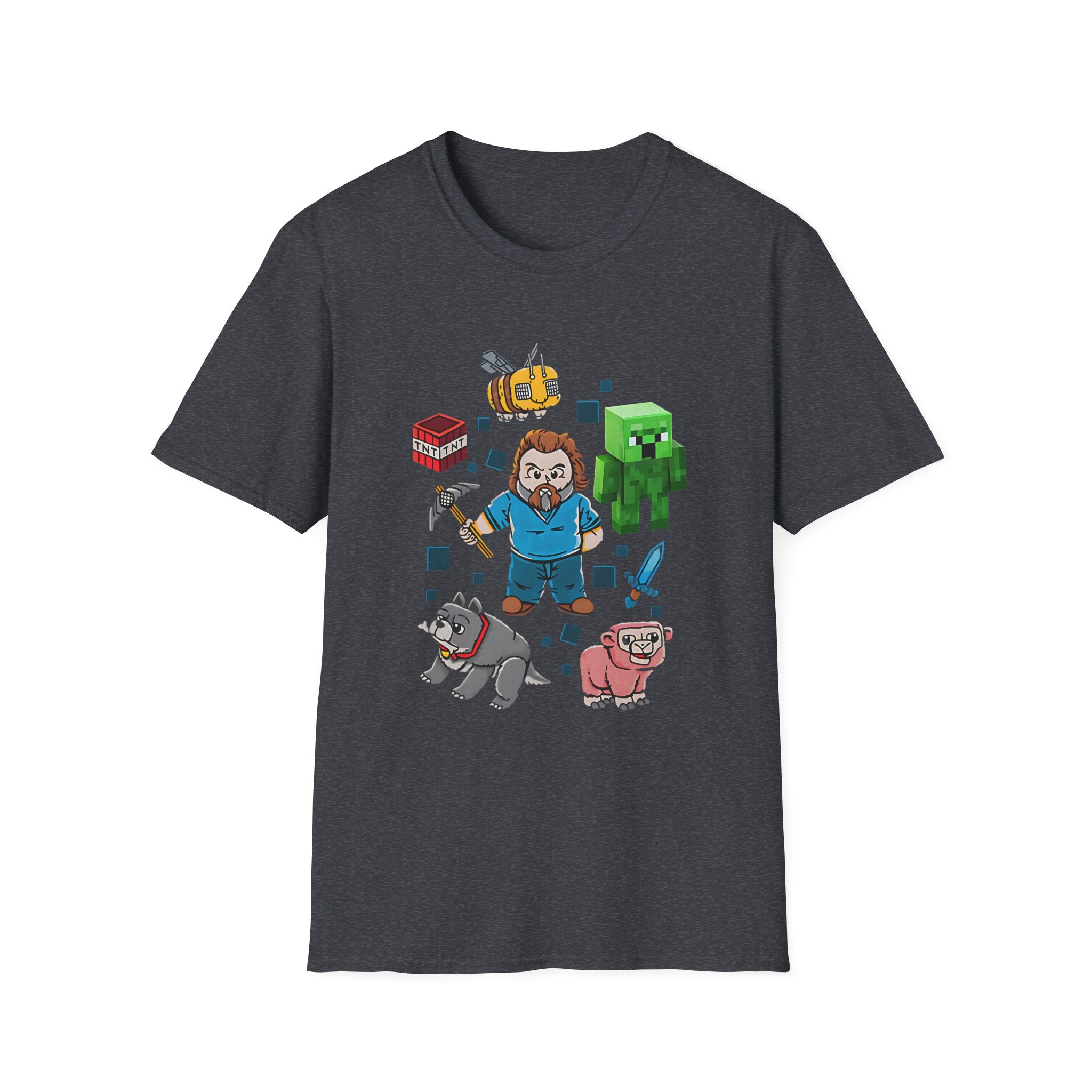 Pop Culture Mining & Crafting Funny Gaming T-Shirt