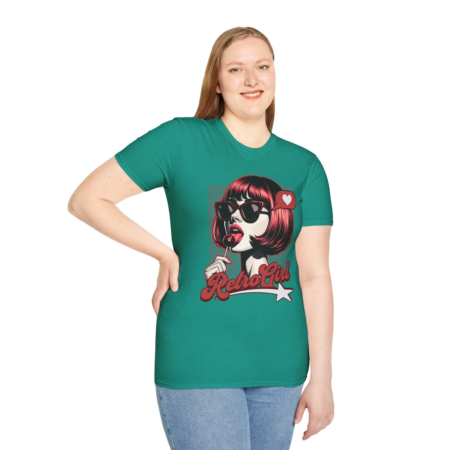 Good vibes Vintage 80s Old School Retro Girl T-Shirt