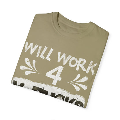 Will Work for V-Bucks Funny Gamer T-shirt