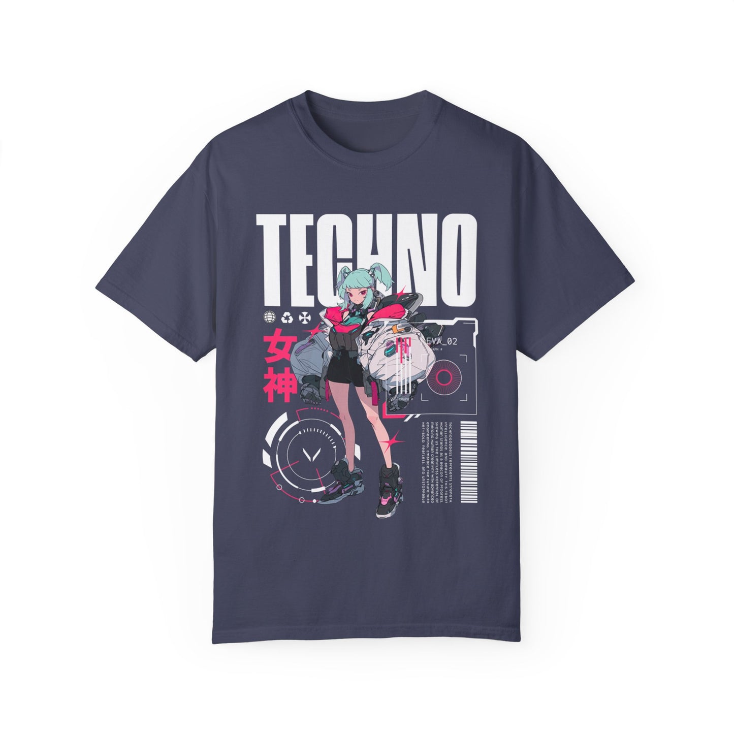 Techno Anime Girl T-shirt