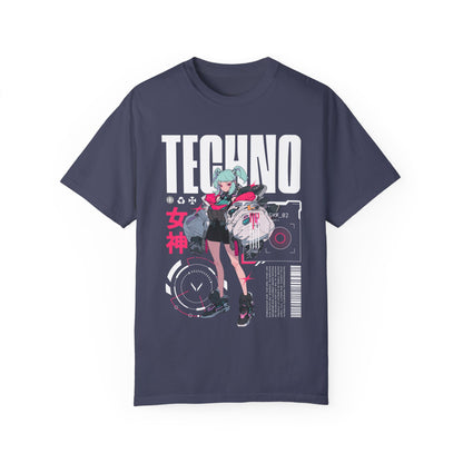 Techno Anime Girl T-shirt