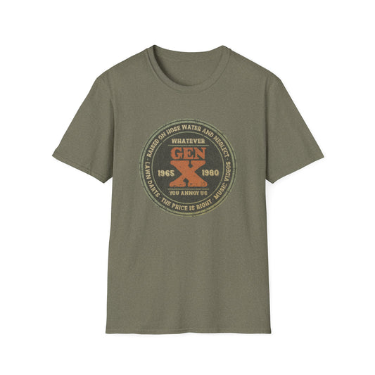 Raised on Hose Water and Neglect Retro 80s Gen X T-shirt