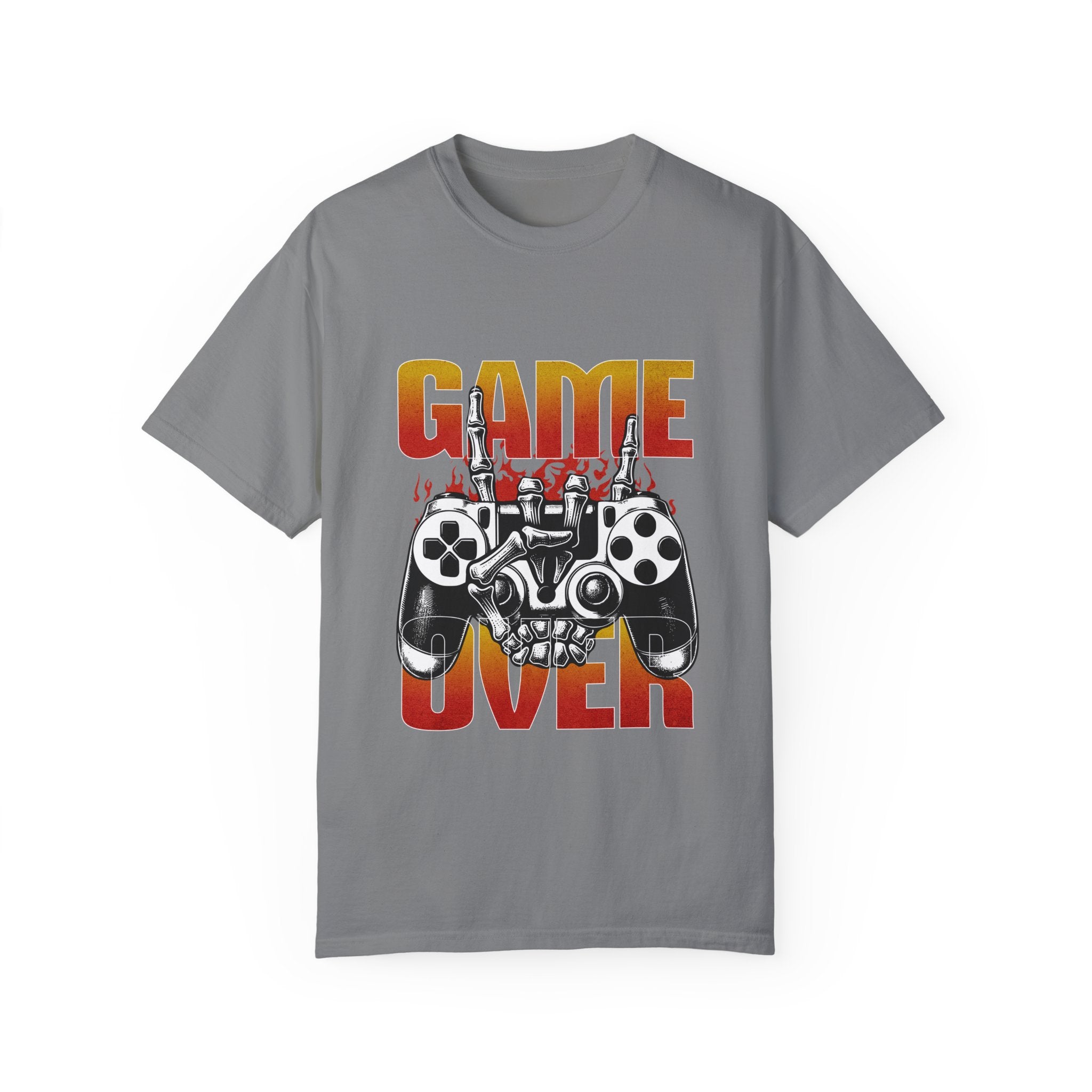 Skeleton Gamer Game Over T-shirt